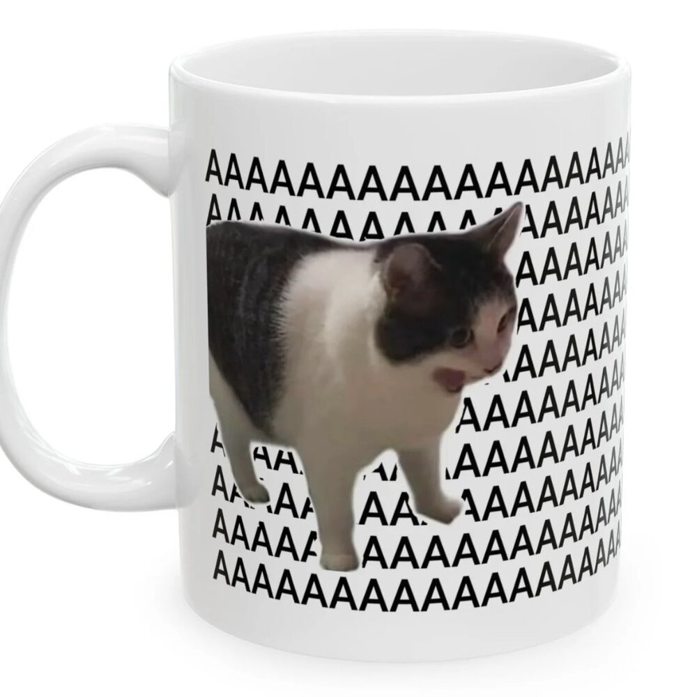 AAAAAA Yelling Cat Meme Mug – Yelling Cat Meme Mug 73